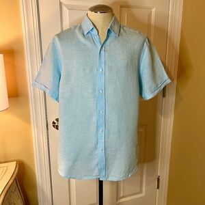 porter and ash kinetic stretch dress shirt Porter & Ash Kinetic Stretch Men's Shirt Wrinkle Resistant 4 Way Stretch Sz  L